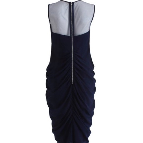 ⬇️ Formal Bedazzled Drape Dress - Picture 2 of 5